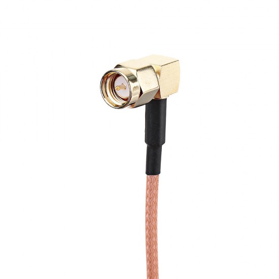 100CM SMA cable SMA Male Right Angle to SMA Female RF Coax Pigtail Cable Wire RG316 Connector Adapter