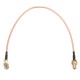 15CM SMA cable SMA Male Right Angle to SMA Female RF Coax Pigtail Cable Wire RG316 Connector Adapter