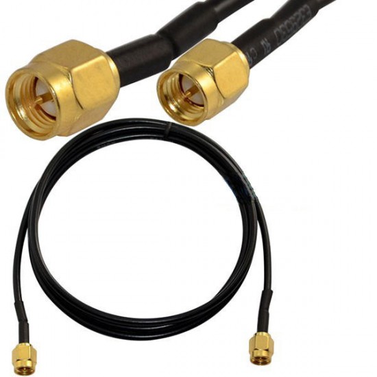 1M High Quality SMA Male to SMA Male Plug Premium Jumper Cable RF Coax Pigtail RG174