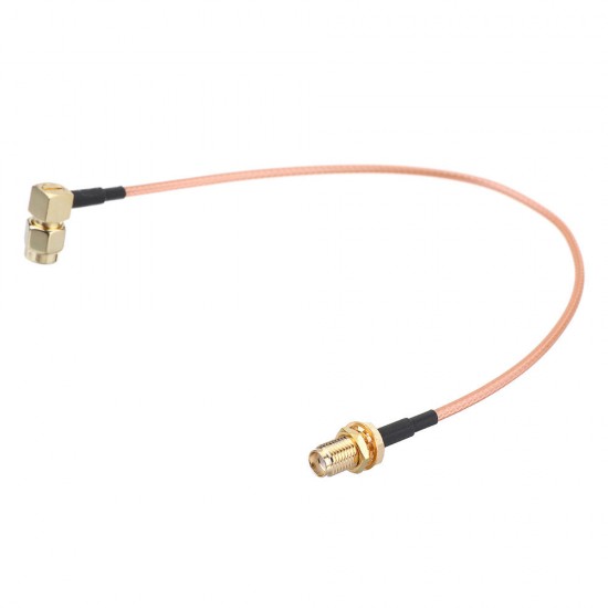 25CM SMA cable SMA Male Right Angle to SMA Female RF Coax Pigtail Cable Wire RG316 Connector Adapter