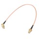 2PCS 25CM SMA cable SMA Male Right Angle to SMA Female RF Coax Pigtail Cable Wire RG316 Connector Adapter