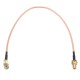 30CM SMA cable SMA Male Right Angle to SMA Female RF Coax Pigtail Cable Wire RG316 Connector Adapter 30CM SMA cable SMA Male Right Angle to SMA Female RF Coax Pigtail Cable Wire RG316 Connector Adapter