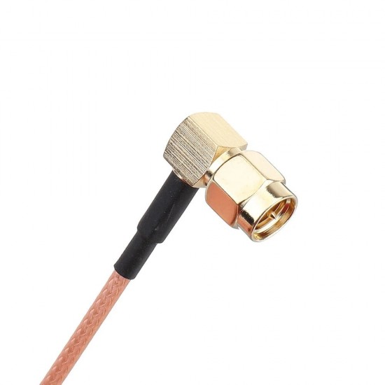 5Pcs 50CM SMA cable SMA Male Right Angle to SMA Female RF Coax Pigtail Cable Wire RG316 Connector Adapter