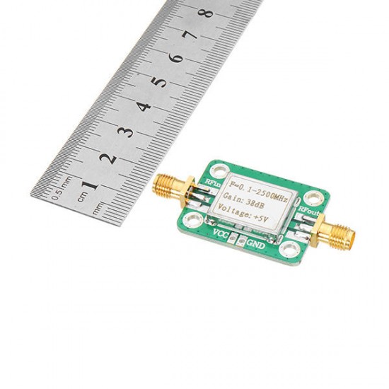 0.1-2500MHz 38dB Gain RF Microwave High Gain Amplifier