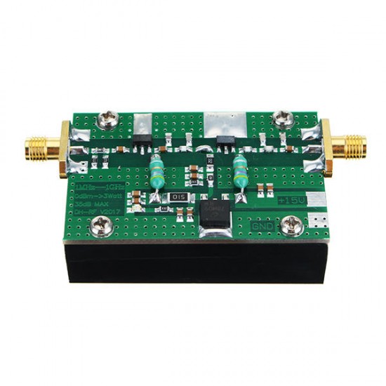 1MHz-1000MHZ 35DB 3W HF VHF UHF FM Transmitter Broadband RF Power Amplifier For Ham Radio 1MHz-1000MHZ 35DB 3W HF VHF UHF FM Transmitter Broadband RF Power Amplifier For Ham Radio