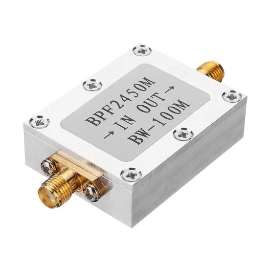 2.4G 2450MHz Bandpass Filter WiFi bluetooth Anti-Jamming Narrowband Filtering 2.4G 2450MHz Bandpass Filter WiFi bluetooth Anti-Jamming Narrowband Filtering