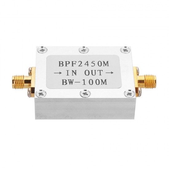 2.4G 2450MHz Bandpass Filter WiFi bluetooth Anti-Jamming Narrowband Filtering 2.4G 2450MHz Bandpass Filter WiFi bluetooth Anti-Jamming Narrowband Filtering