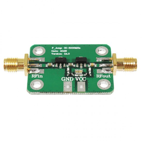 30-4000MHz 40dB Gain Broadband High Frequency RF Amplifier Module For FM HF VHF/UHF 30-4000MHz 40dB Gain Broadband High Frequency RF Amplifier Module For FM HF VHF/UHF