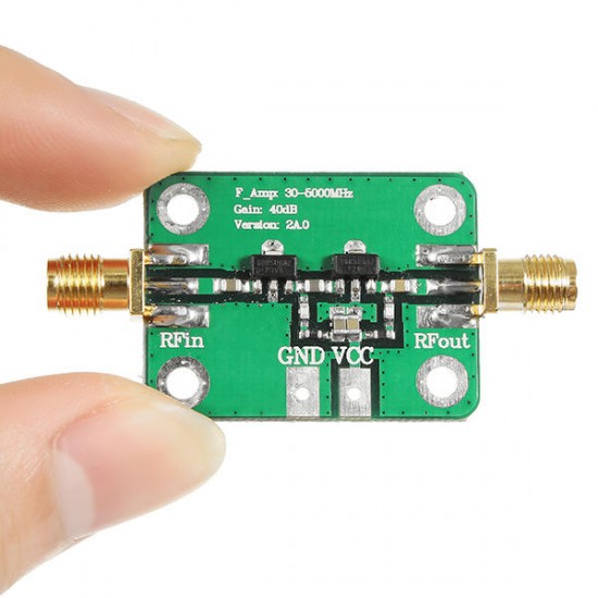 30-4000MHz 40dB Gain Broadband High Frequency RF Amplifier Module For FM HF VHF/UHF 30-4000MHz 40dB Gain Broadband High Frequency RF Amplifier Module For FM HF VHF/UHF
