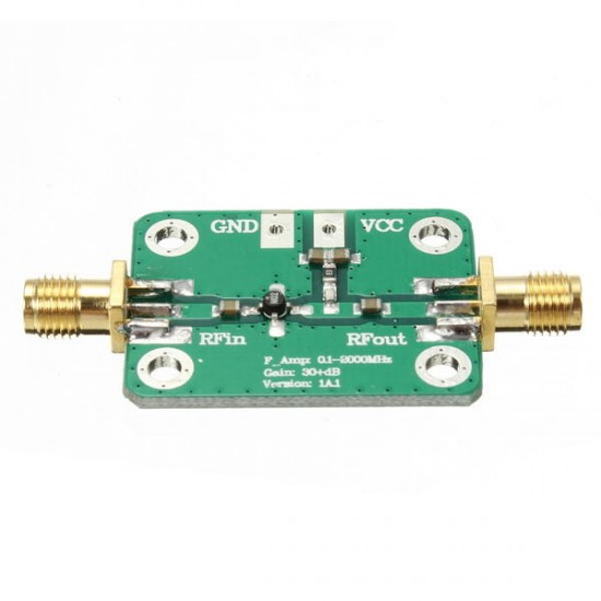 3Pcs 0.1-2000MHz RF Wideband Amplifier Gain 30dB Low Noise Amplifier LNA Board Module 3Pcs 0.1-2000MHz RF Wideband Amplifier Gain 30dB Low Noise Amplifier LNA Board Module