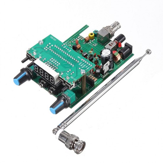 88-108MHz 0.5W BH1415F 200M FM Radio Station PLL Stereo FM Transmitter Module with Digital Display LED Module + 75cm Q9 Audio Aignals Antenna DC 12V 88-108MHz 0.5W BH1415F 200M FM Radio Station PLL Stereo FM Transmitter Module with Digital Display LED Module + 75cm Q9 Audio Aignals Antenna DC 12V