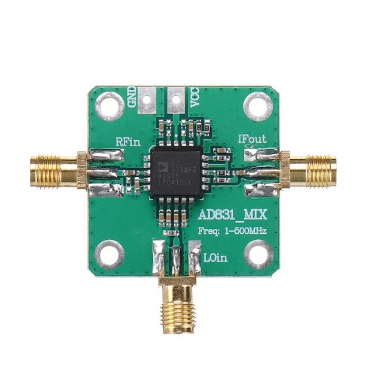 AD831 High Frequency Radio Frequency Mixer Drive Amplifier Module Board HF VHF/UHF 0.1-500MHz AD831 High Frequency Radio Frequency Mixer Drive Amplifier Module Board HF VHF/UHF 0.1-500MHz