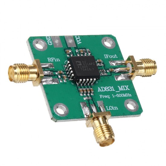 AD831 High Frequency Radio Frequency Mixer Drive Amplifier Module Board HF VHF/UHF 0.1-500MHz AD831 High Frequency Radio Frequency Mixer Drive Amplifier Module Board HF VHF/UHF 0.1-500MHz