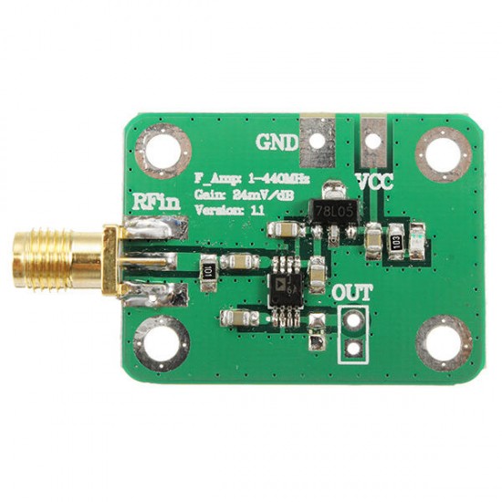 AD8310 0.1-440MHz High-speed H-frequency RF Logarithmic Detector Power Meter For Amplifier AD8310 0.1-440MHz High-speed H-frequency RF Logarithmic Detector Power Meter For Amplifier