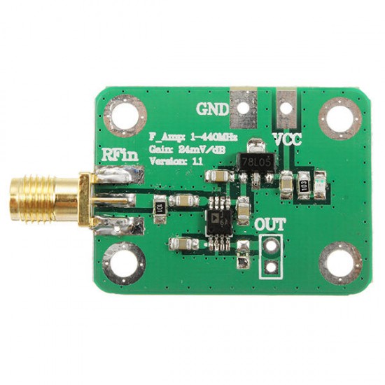 AD8310 0.1-440MHz High-speed H-frequency RF Logarithmic Detector Power Meter For Amplifier