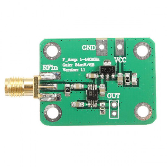 AD8310 0.1-440MHz High-speed H-frequency RF Logarithmic Detector Power Meter For Amplifier AD8310 0.1-440MHz High-speed H-frequency RF Logarithmic Detector Power Meter For Amplifier