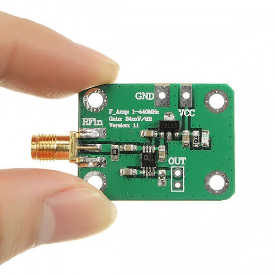 AD8310 0.1-440MHz High-speed H-frequency RF Logarithmic Detector Power Meter For Amplifier