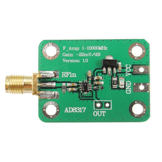 AD8317 Radio Frequency Logarithmic Detector Power Meter 1M-10000MHz AD8317 Radio Frequency Logarithmic Detector Power Meter 1M-10000MHz