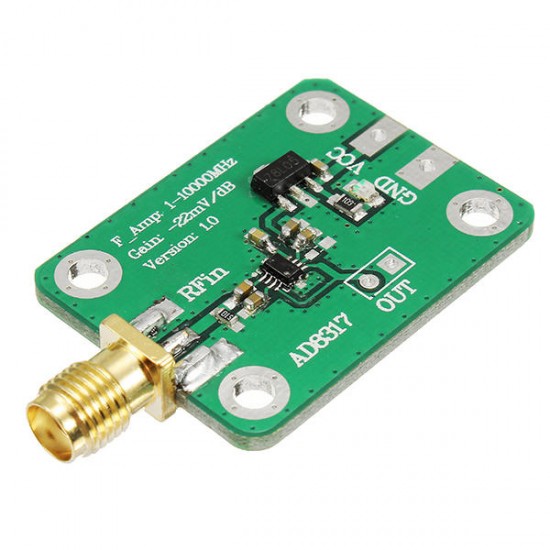 AD8317 Radio Frequency Logarithmic Detector Power Meter 1M-10000MHz AD8317 Radio Frequency Logarithmic Detector Power Meter 1M-10000MHz
