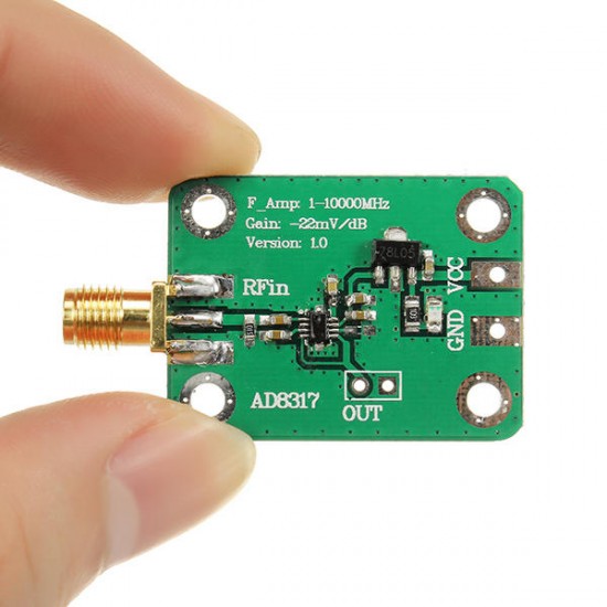 AD8317 Radio Frequency Logarithmic Detector Power Meter 1M-10000MHz AD8317 Radio Frequency Logarithmic Detector Power Meter 1M-10000MHz