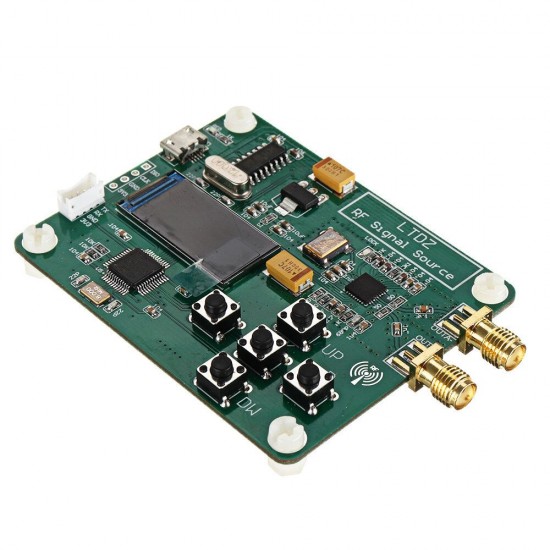 MAX2870 STM32 23.5-6000Mhz Signal Source Module USB 5V Power Frequency and Sweep Modes