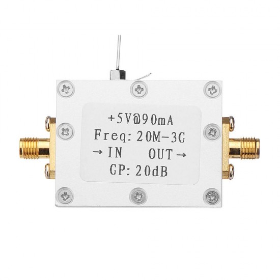 High Linearity Wideband RF Amplification 20dB 0.02-3G High Performance Medium Power Amplifier Module High Linearity Wideband RF Amplification 20dB 0.02-3G High Performance Medium Power Amplifier Module