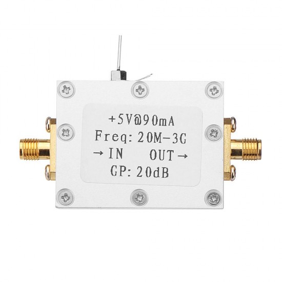 High Linearity Wideband RF Amplification 20dB 0.02-3G High Performance Medium Power Amplifier Module