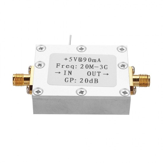 High Linearity Wideband RF Amplification 20dB 0.02-3G High Performance Medium Power Amplifier Module