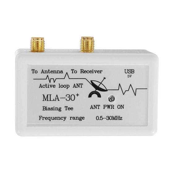 MLA-30 Loop Active Receiving Antenna Low Noise Medium Wave Short Wave Antenna Balcony Erection MLA-30 Loop Active Receiving Antenna Low Noise Medium Wave Short Wave Antenna Balcony Erection