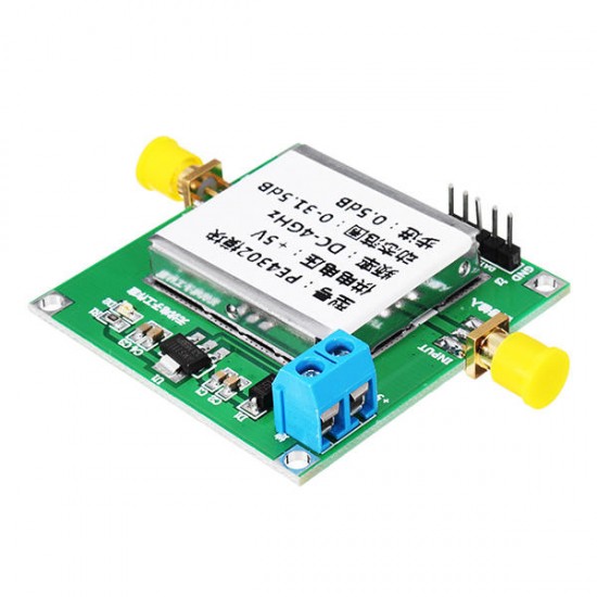 PE4302 Digital RF Step Attenuator Module DC 4GHZ 0-31.5DB 0.5dB High Linearity