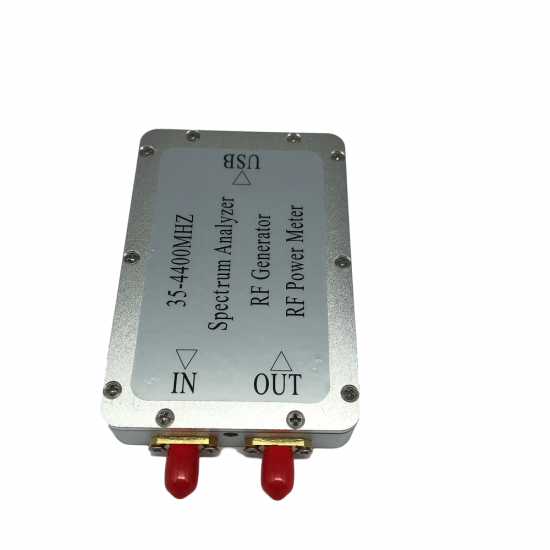 35-4400MHz Simple Spectrum Sweep Frequency Signal Source Power Meter CNC Aluminum Alloy Case