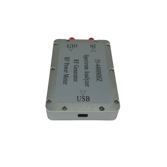35-4400MHz Simple Spectrum Sweep Frequency Signal Source Power Meter CNC Aluminum Alloy Case 35-4400MHz Simple Spectrum Sweep Frequency Signal Source Power Meter CNC Aluminum Alloy Case