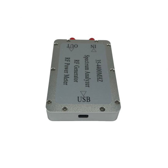 35-4400MHz Simple Spectrum Sweep Frequency Signal Source Power Meter CNC Aluminum Alloy Case