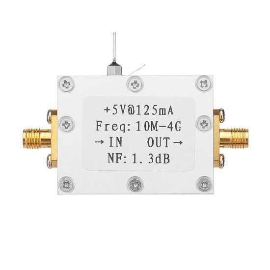 Ultra Low Noise Amplifier LNA High Linearity 21DB 10M-4G High Gain Wideband Amplification Module Ultra Low Noise Amplifier LNA High Linearity 21DB 10M-4G High Gain Wideband Amplification Module