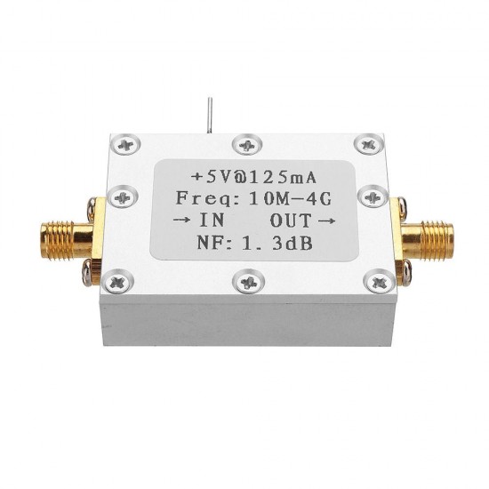 Ultra Low Noise Amplifier LNA High Linearity 21DB 10M-4G High Gain Wideband Amplification Module Ultra Low Noise Amplifier LNA High Linearity 21DB 10M-4G High Gain Wideband Amplification Module