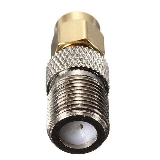 Alloy Steel F Female To SMA Male Plug RF Coaxial Adapter Connector