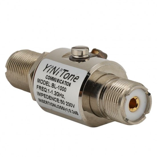 BL-1000 1-1.2GHz 200W Arrester with PL259 Female/UHF Female/SO239/M Female Interface Lightning Protector BL-1000 1-1.2GHz 200W Arrester with PL259 Female/UHF Female/SO239/M Female Interface Lightning Protector