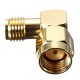 RP-SMA Male To SMA Female Jack Right Angle Crimp RF Adapter Connector RP-SMA Male To SMA Female Jack Right Angle Crimp RF Adapter Connector