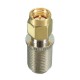 F Female Jack to SMA Male Plug RF Coaxial Adapter Connector