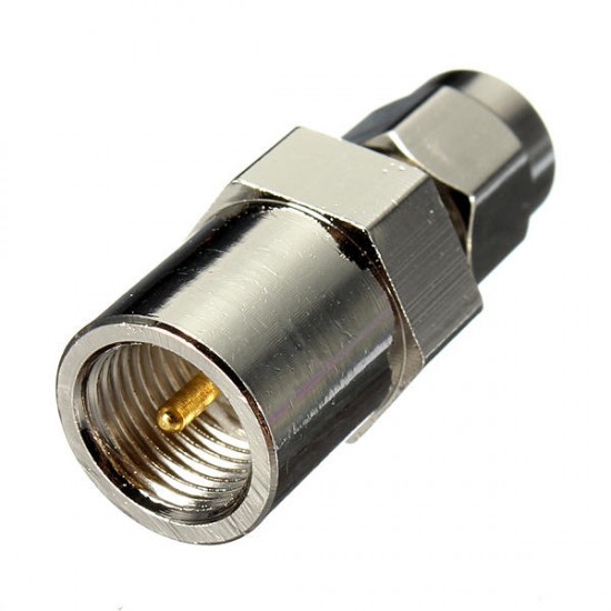 FME Male Plug to SMA Male Plug RF Coaxial Adapter Connector