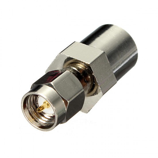 FME Male Plug to SMA Male Plug RF Coaxial Adapter Connector