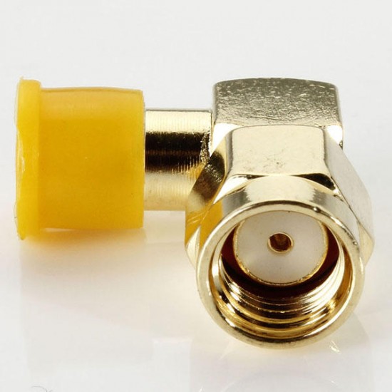 RP-SMA Male to Female Right Angle RF Connector Adapter