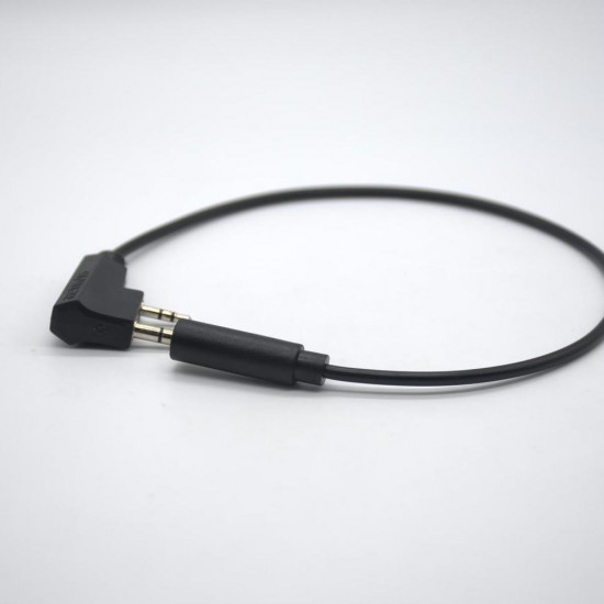 TCK01 2 Pin to 3.5mm Female Phone Audio Earpiece Transfer Cable for Kenwood RT21 RT22 RT24 RT27 H777