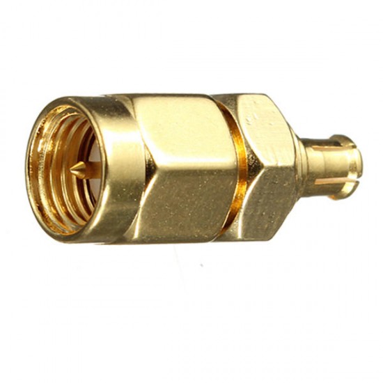 SMA Male Plug to MCX Male Plug RF Coaxial Adapter Connector