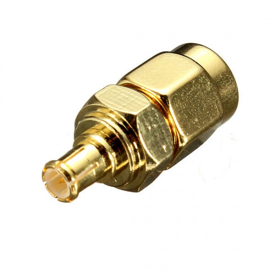 SMA Male Plug to MCX Male Plug RF Coaxial Adapter Connector