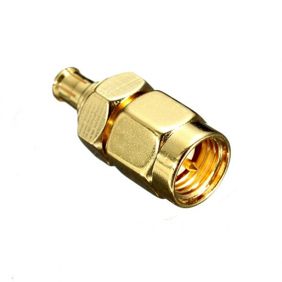 SMA Male Plug to MCX Male Plug RF Coaxial Adapter Connector