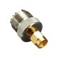 UHF Female SO239 Jack to SMA Male Plug Straight Adapter Connector