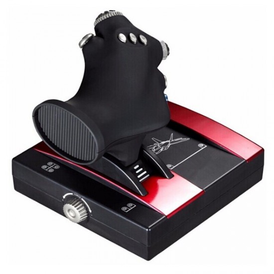 PXN-2119II Wired Vibration Game Controller Joystick Flight Rocker USB Simulator Gamepad for Computer PC Games