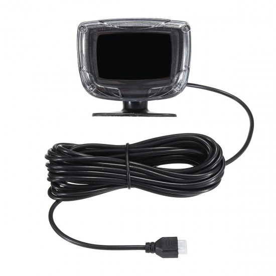 16.5mm Flat Sensor Auto Reverse Parking System Front Rear Radar With LED Display