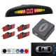 16.5mm Flat Sensor Car Reverse Parking System Front Rear Radar Detector With LED Display